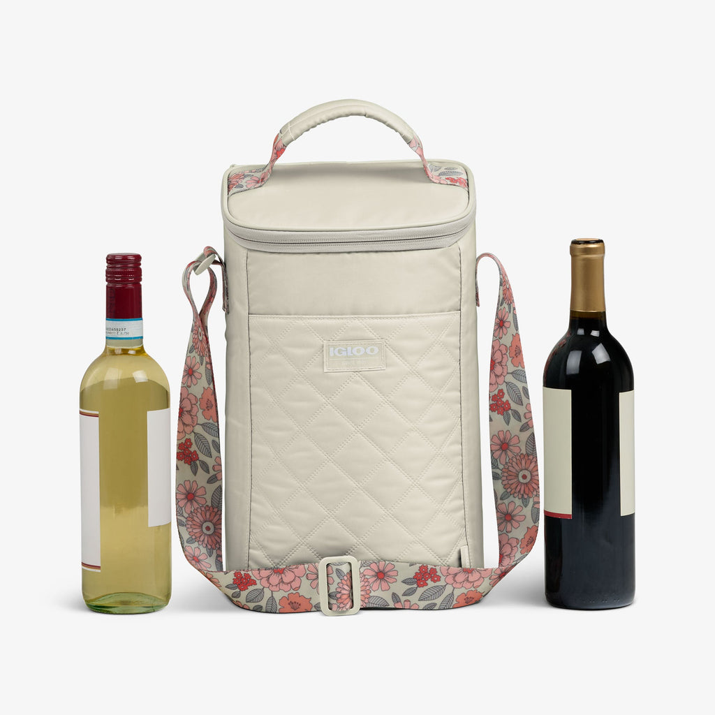 Floral MaxCold® DUO Vertical Crossbody Cooler Bag